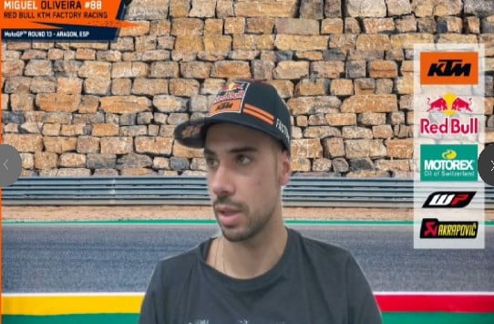 MotoGP Aragón J0 Débriefing Miguel Oliveira (KTM) : « Une piste vraiment complexe… », etc. (Intégralité)