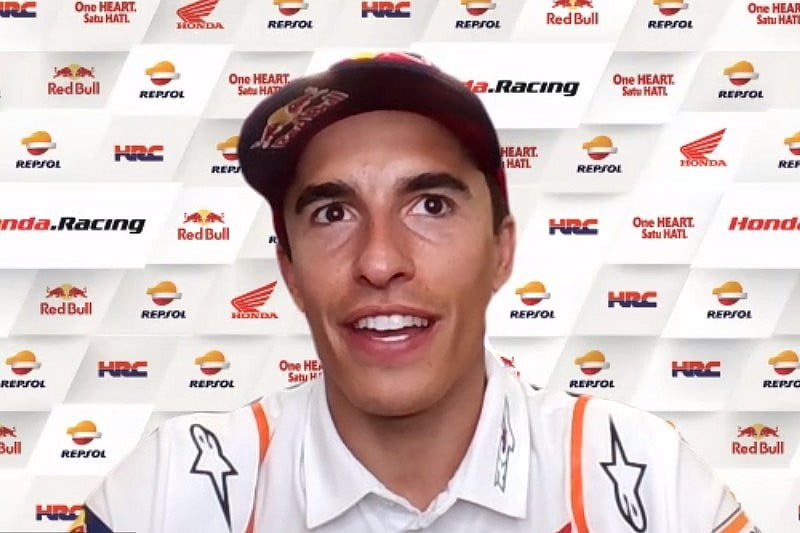 MotoGP Aragón J1 Debriefing Marc Márquez (Honda/8): “I was angry because I felt everything was under control”, etc. (Entirety)