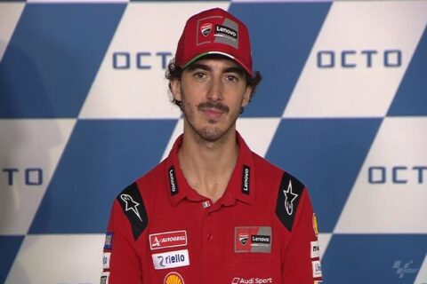 MotoGP Misano J2 Débriefing Francesco Bagnaia (Ducati/1) : « Reproduire ce qu'a fait Valentino, c'est impossible », etc. (Intégralité)