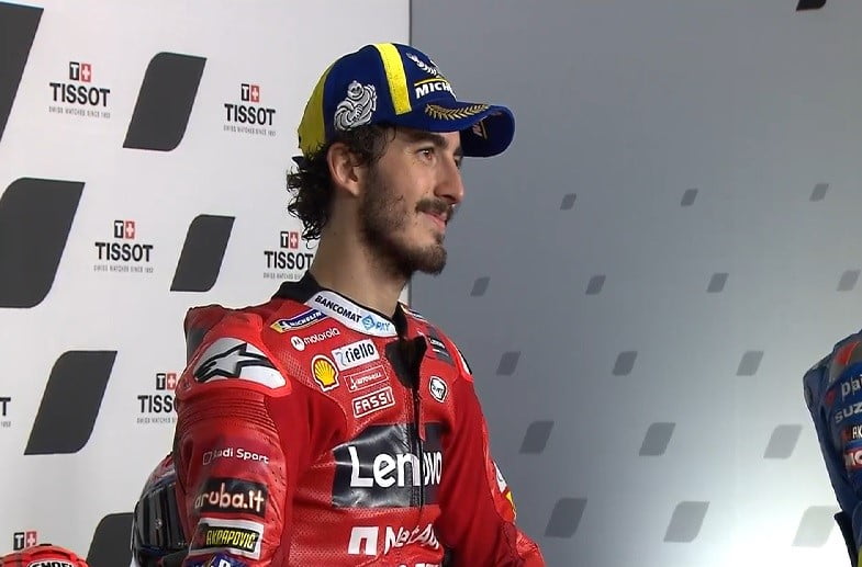 MotoGP Aragón J3 Débriefing Pecco Bagnaia (Ducati/1) : « C’est une grande émotion pour moi », etc. (Intégralité)