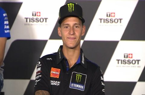 MotoGP Aragón J0 Debriefing Fabio Quartararo (Yamaha): “I am very consistent this season, and that is a game-changer”, etc. (Entirety)