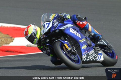 WSBK Supersport Magny-Cours FP2: Aegerter resurfaces, French group shot in the top 5