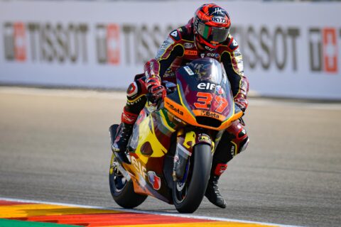 Moto2 Aragon Warm Up : Augusto Fernandez le plus rapide devant son coéquipier Sam Lowes