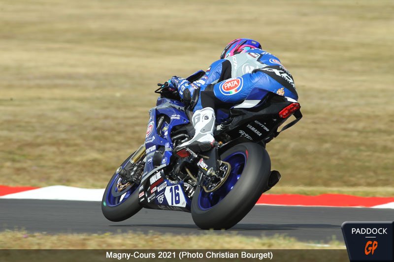 WSBK Supersport Magny-Cours FP1: Caricasulo o mais rápido, Cluzel superaqueceu em sua terra!