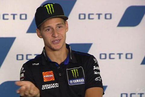 MotoGP Misano 1 J2 Débriefing Fabio Quartararo (Yamaha/3) : « Au milieu de quatre Ducati, ce n'est bien sûr pas la situation idéale », etc. (Intégralité)