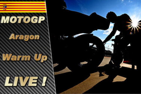 MotoGP Aragón Warm Up LIVE : Francesco Bagnaia persiste et signe !