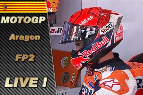MotoGP Aragón FP2 LIVE : Marquez à terre, Miller en haut !