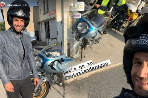 People MotoGP : Johann Zarco se rend à Aragón avec une Ducati de 1981 !!!
