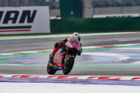 Moto2 Misano-2 FP3 : Tony Arbolino le plus rapide tant que c'est mouillé