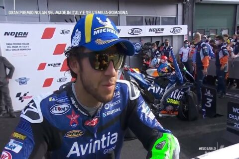 MotoGP Misano-2 J3 Course : Enea Bastianini (Ducati Avintia/3) « à chaud » !