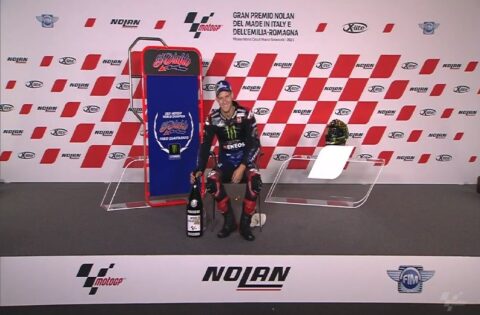 MotoGP Misano-2 J3 Debriefing Fabio Quartararo (Parte 3/4): “Ótimo juntar-se a Valentino e Jorge no clube Yamaha Champions”