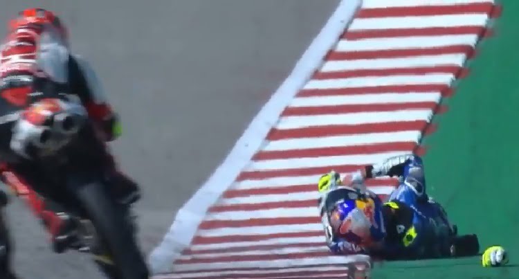 Moto3 Austin VIDEO: Alcoba admits to being hurt but who cares about Salac?