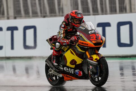 Moto2 Misano-2 FP1: Augústo Fernandez mais rápido em pista molhada