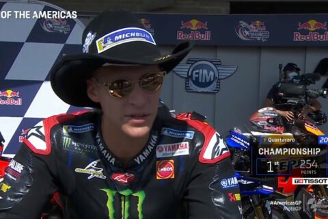 MotoGP Austin J3 Course : Fabio Quartararo (Yamaha/2) « à chaud » !