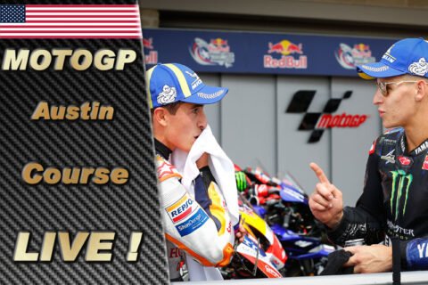 MotoGP Austin Course LIVE : Marc Marquez roule sa bosse au Texas devant Fabio Quartararo et Francesco Bagnaia