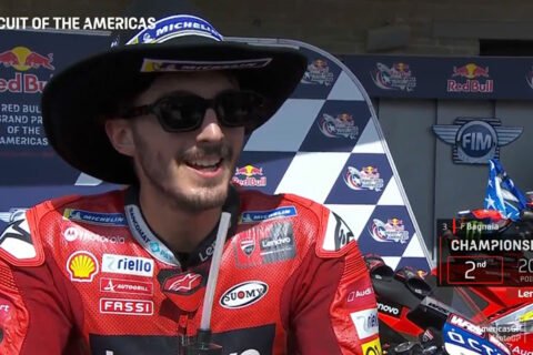 MotoGP Austin J3 Course : Francesco Bagnaia (Ducati/3) « à chaud » !