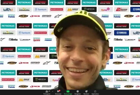 MotoGP Misano-2 J3 Debriefing Valentino Rossi (Yamaha/10): “Hey, there’s a naked girl behind you! ", etc. (Entirety)