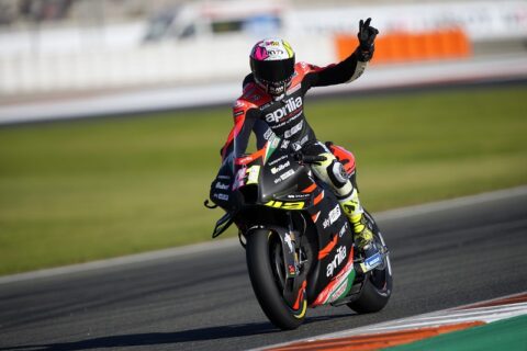 MotoGP Valence J2 Débriefing Aleix Espargaró (Aprilia/12) : « En mesure de nous battre pour le top 5 en course », etc. (Intégralité)