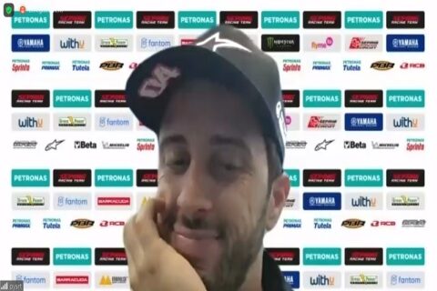 MotoGP Valence J0 Débriefing Andrea Dovizioso (Yamaha Petronas SRT) : « Valentino a beaucoup apporté à ce sport », etc. (Intégralité)