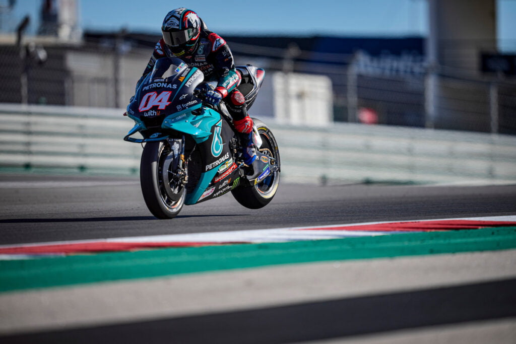 MotoGP Portimao-2 J3 : Andrea Dovizioso (Yamaha/14) parle de son prochain équipier Darryn Binder