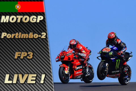 MotoGP Portimão-2 FP3 AO VIVO: Bagnaia lidera Quartararo por um milésimo de segundo!