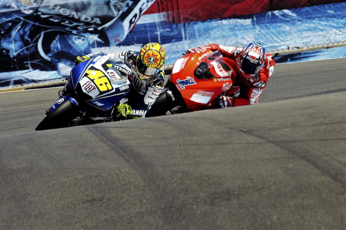 MotoGP when Casey Stoner remembers Laguna Seca 2008 it s not for the good of Valentino Rossi Paddock GP