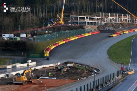 EWC : Le circuit de Spa-Francorchamps dévoile les photos des travaux pour les 24h de Spa