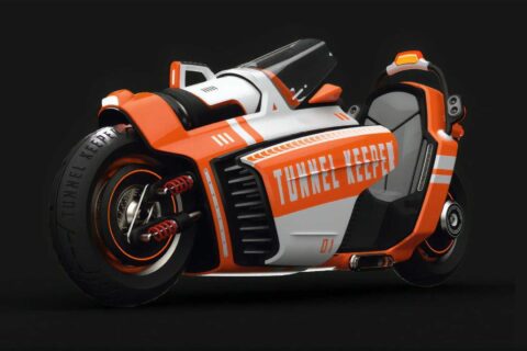 Insolite : Tunnel Keeper Concept Bike, une moto conçue pour le sauvetage dans les tunnels [Vidéo]