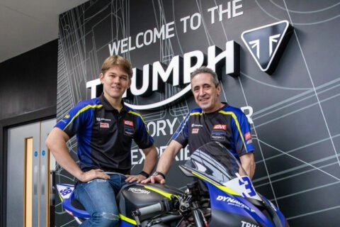 WSBK Supersport : Dynavolt Triumph accueille Hannes Soomer pour la campagne 2022