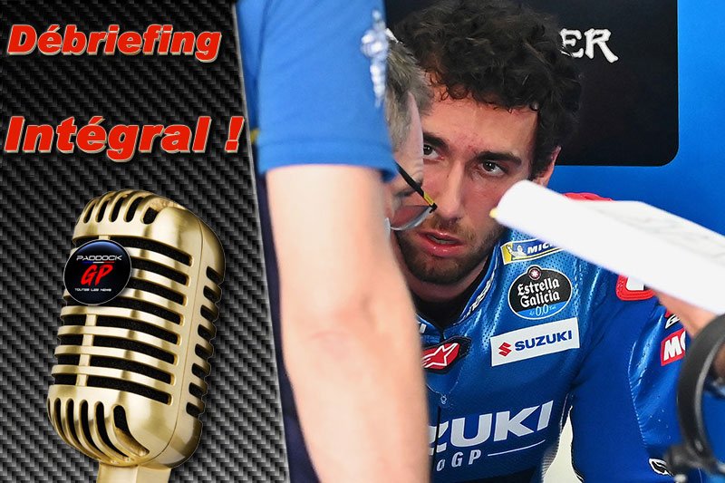 MotoGP Indonésie J2 Débriefing Álex Rins (Suzuki) : « Quand j’ai les flammes, j’ai eu peur et je me suis dit qu’il fallait que je saute de la moto», etc. (Intégralité)