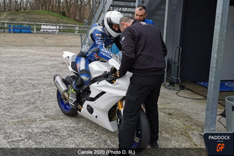 FSBK : Valentin Debise et Kenny Foray à Carole avec Michelin