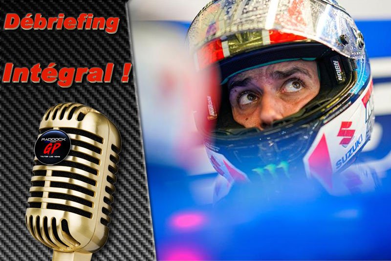 MotoGP Lusail J1 Debriefing Álex Rins (Suzuki/1): “Se relaxarmos agora, vamos nos foder”, etc. (Totalidade)