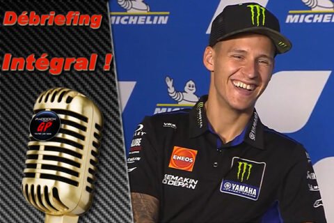 MotoGP Argentine J0 Débriefing Fabio Quartararo : « Quand vous voyez des pingouins monter sur votre lit, ce n'est pas bon ! », etc. (Intégralité)