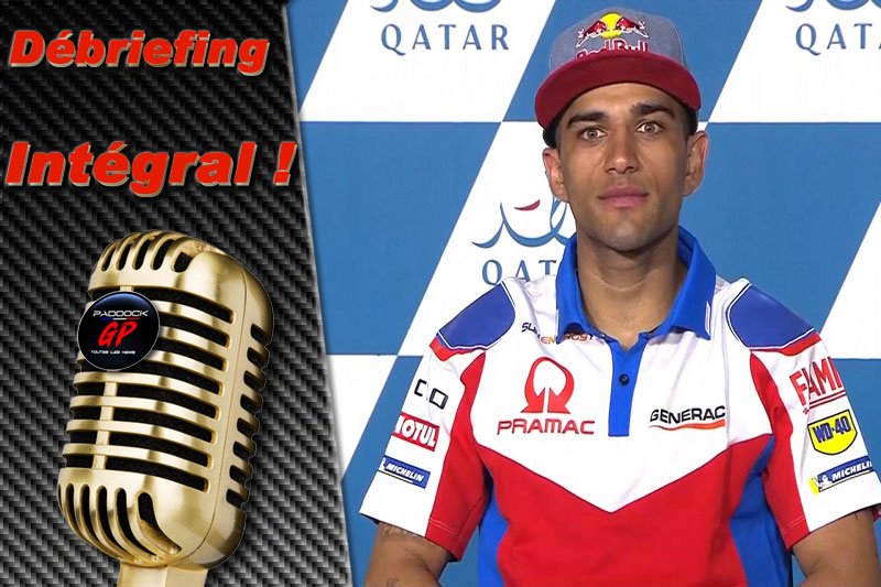 MotoGP Qatar J2 Debriefing Jorge Martín (Ducati/Pole): “Everything will be decided in the last six or seven laps”, etc. (Entirety)