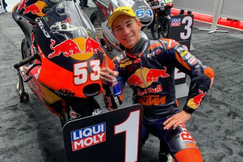 Moto3 Portugal Qualifications : Deniz Öncü passe entre les gouttes, Lorenzo Fellon en première ligne