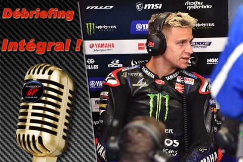MotoGP Allemagne J1 Débriefing Fabio Quartararo (Yamaha/7) : « Une journée assez compliquée », etc. (Intégralité)