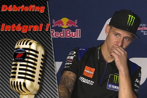 MotoGP Espagne J2 Débriefing Fabio Quartararo (Yamaha/2) : « Pecco n'a pas dû très bien voir les patchs d'humidité (rires) », etc. (Intégralité)