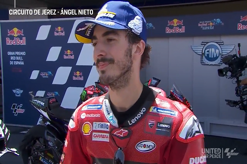 MotoGP Espagne J2 Qualifications Pecco Bagnaia (Ducati/Pole) : « A chaud » !
