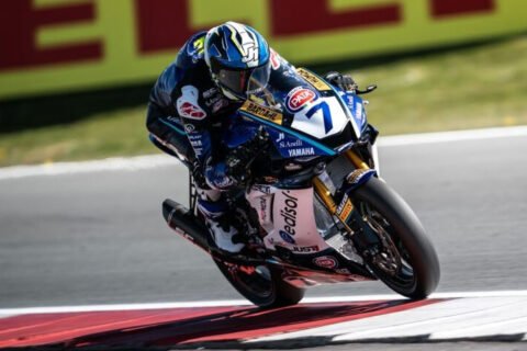 WSBK Supersport Assen Course 2 : Aegerter gagne, Baldassarri tient bon.