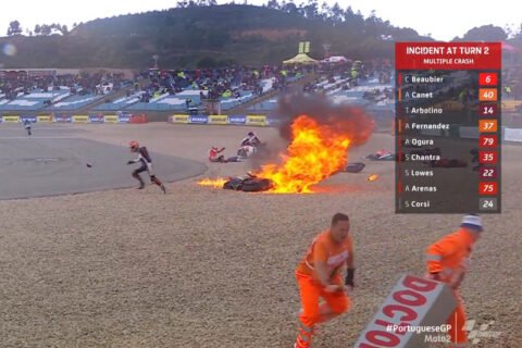 Moto2 Portugal Course : De l'eau, du feu et des questions...