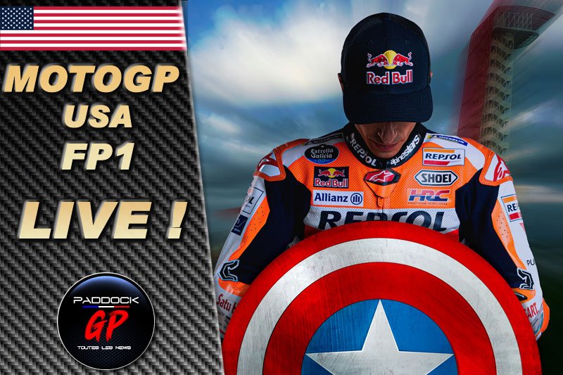 MotoGP Austin FP1 LIVE : Alex Rins domine. Captain America déjà 5e !
