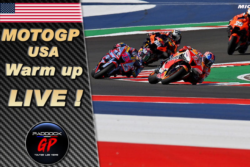 MotoGP Austin Warm up LIVE : Maverick Vinales impressionne, Marc Márquez intrigue !