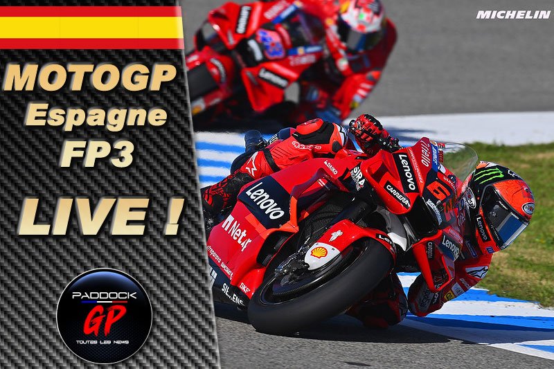 MotoGP Espagne FP3 LIVE : Francesco Bagnaia, pour 6 millièmes !