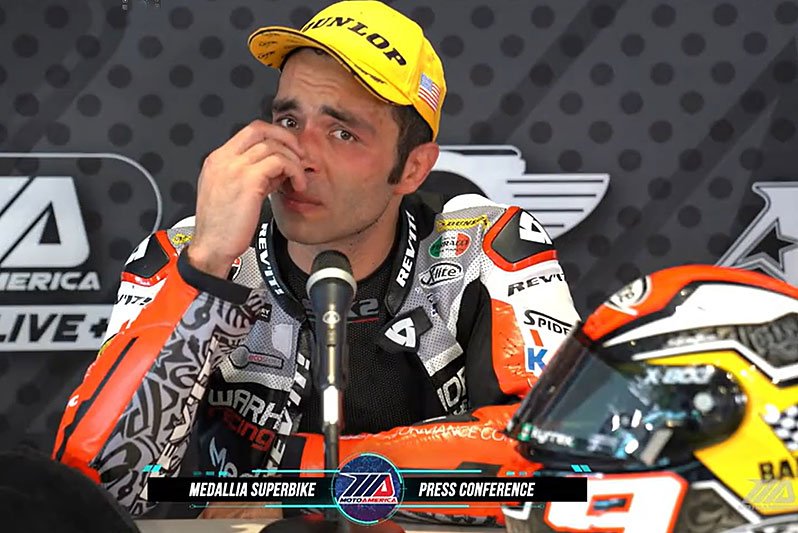 MotoAmerica Road Atlanta Race 1: Danilo Petrucci, exhausted and victorious, but not happy!