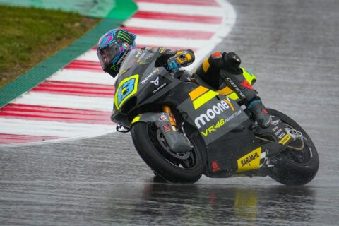 Moto2 Portugal FP3: On a wet track, Celestino Vietti managed to make the difference