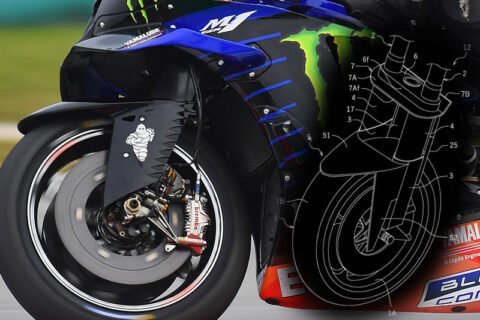 Yamaha dépose un brevet pour le profilage de la fourche : MotoGP ou Street ? Notre réponse...
