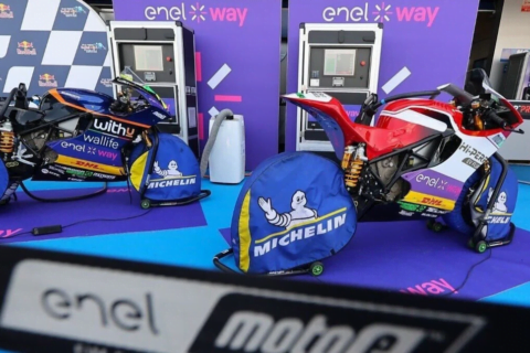 MotoE : Voici comment la charge des MotoE a évolué grâce à Enel X Way