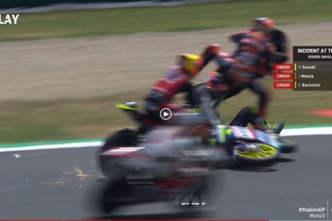 Moto3 Italie Mugello FP2 : Jaume Masia est bien là, malgré une séance écourtée par un crash avec Sasaki