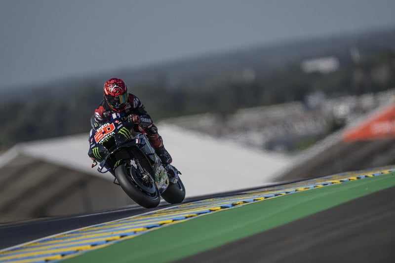 MotoGP フランス J1 報告会 ファビオ・クアルタラロ「今日はトップ3でフィニッシュできたかもしれない」など（全体）