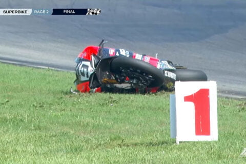 MotoAmerica Virginia J3 : Podium pour Danilo Petrucci qui chute après la course.